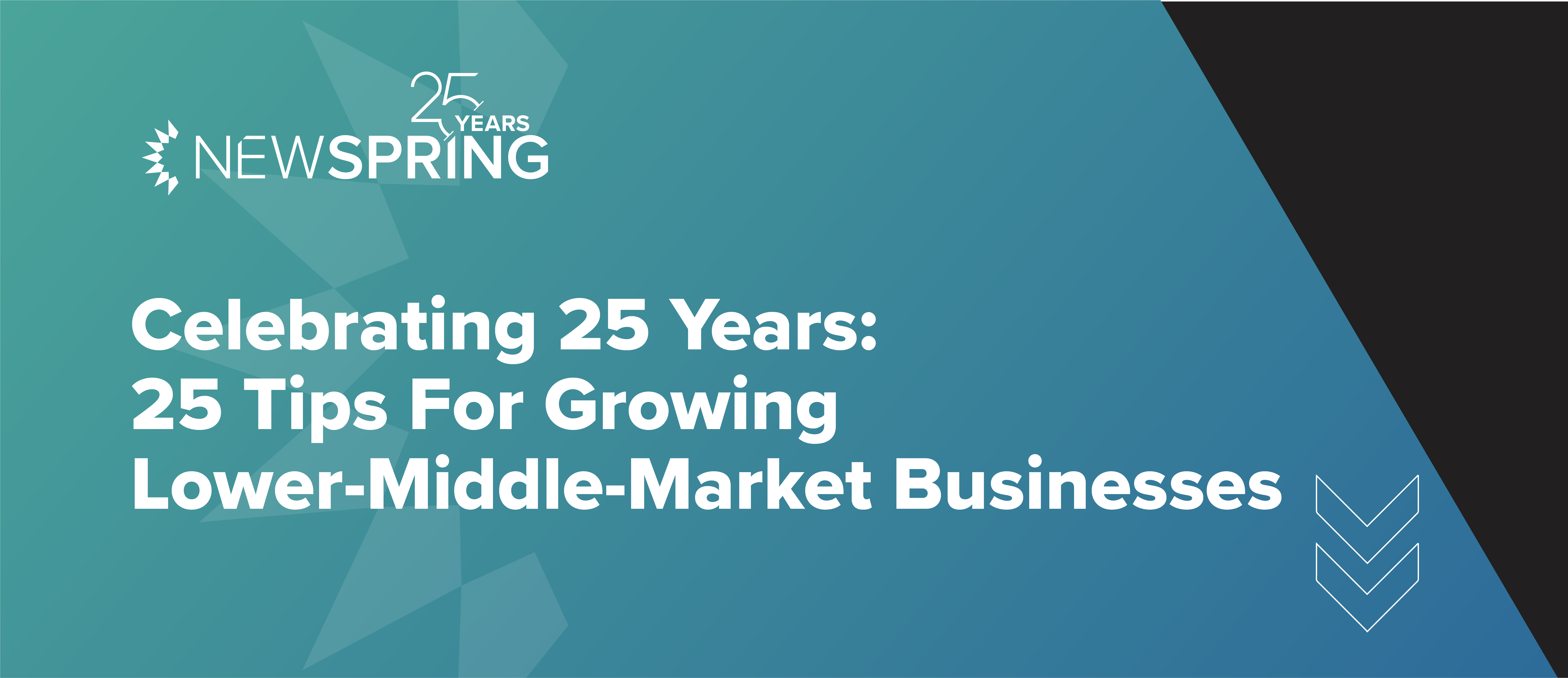 Celebrating 25 Years: 25 Tips for Growing Lower-Middle-Market Businesses