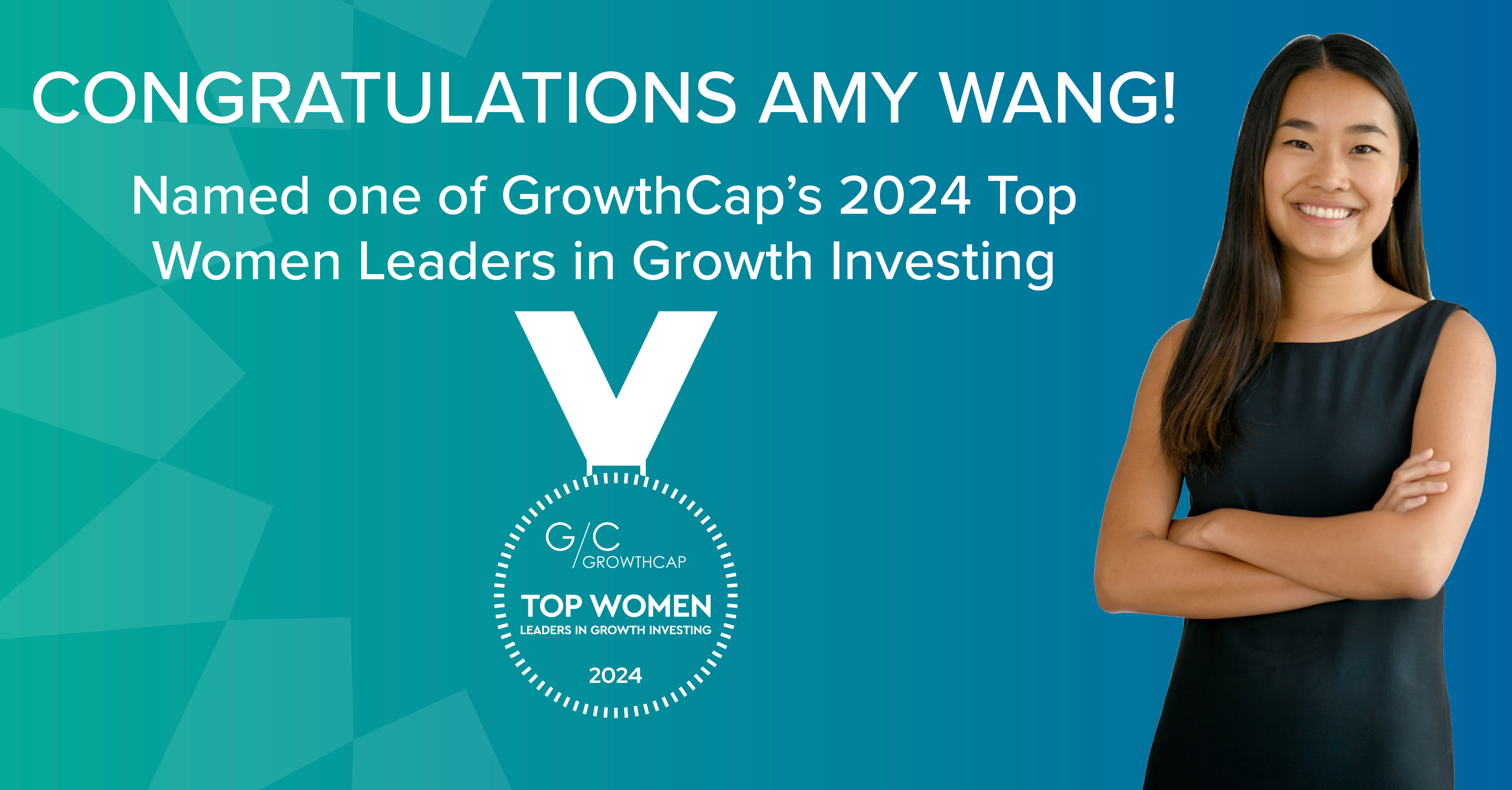 NewSpring Vice President Amy Wang Named to Growth Cap's Top Women Leaders in Growth Equity